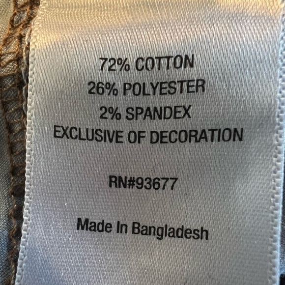 B6.6 St. John's Bay Womens Mid Rise Straight Leg Jean 6 - Picture 12 of 12